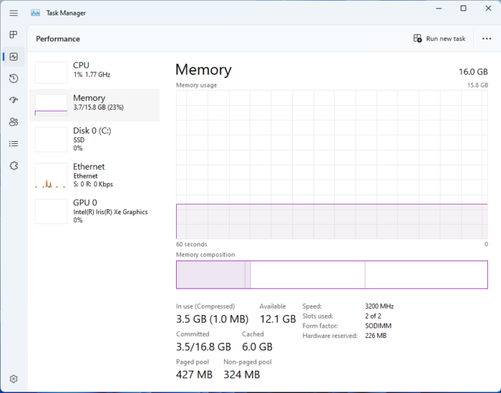 Alder Lake Mini PC memory