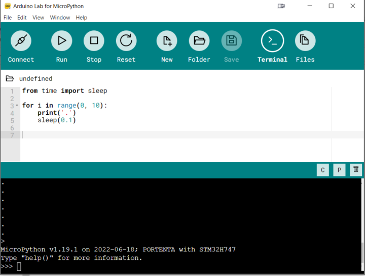 Arduino Lab for MicroPython