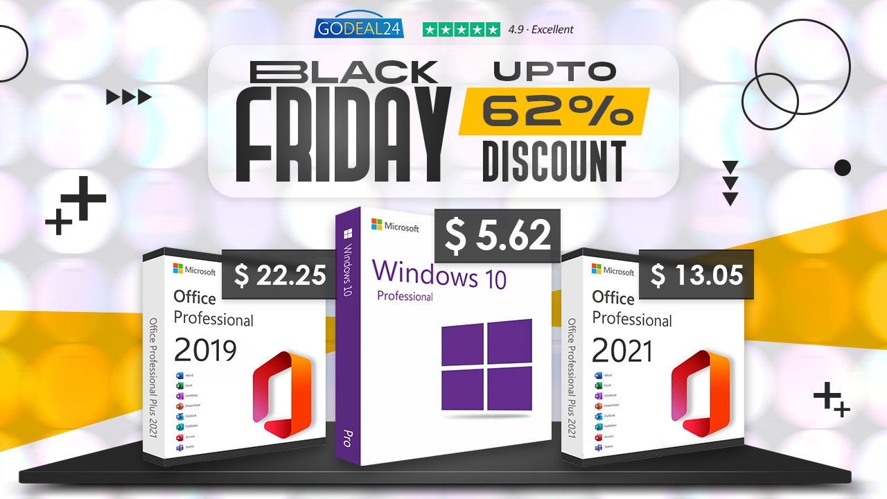 Black Friday 2022 Windows 10 Microsoft Office