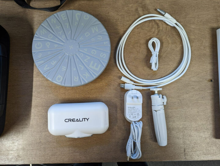 Creality CR-Scan Lizard power supply tripod cable