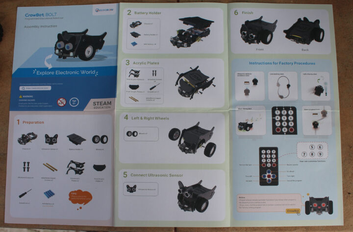 CrowBot BOLT Assembly Instructions