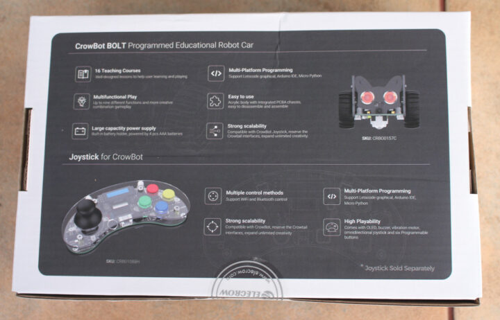 CrowBot BOLT Robot Car Joystick