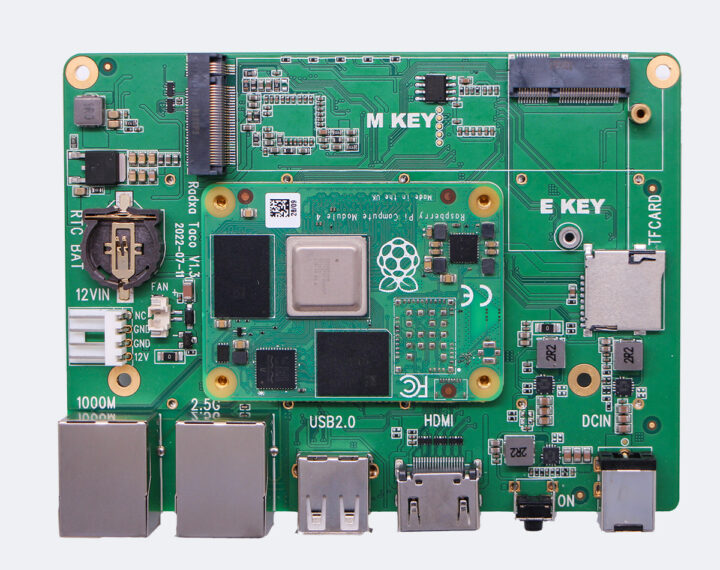 Placa portadora Radxa Taco Raspberry Pi CM4 NAS