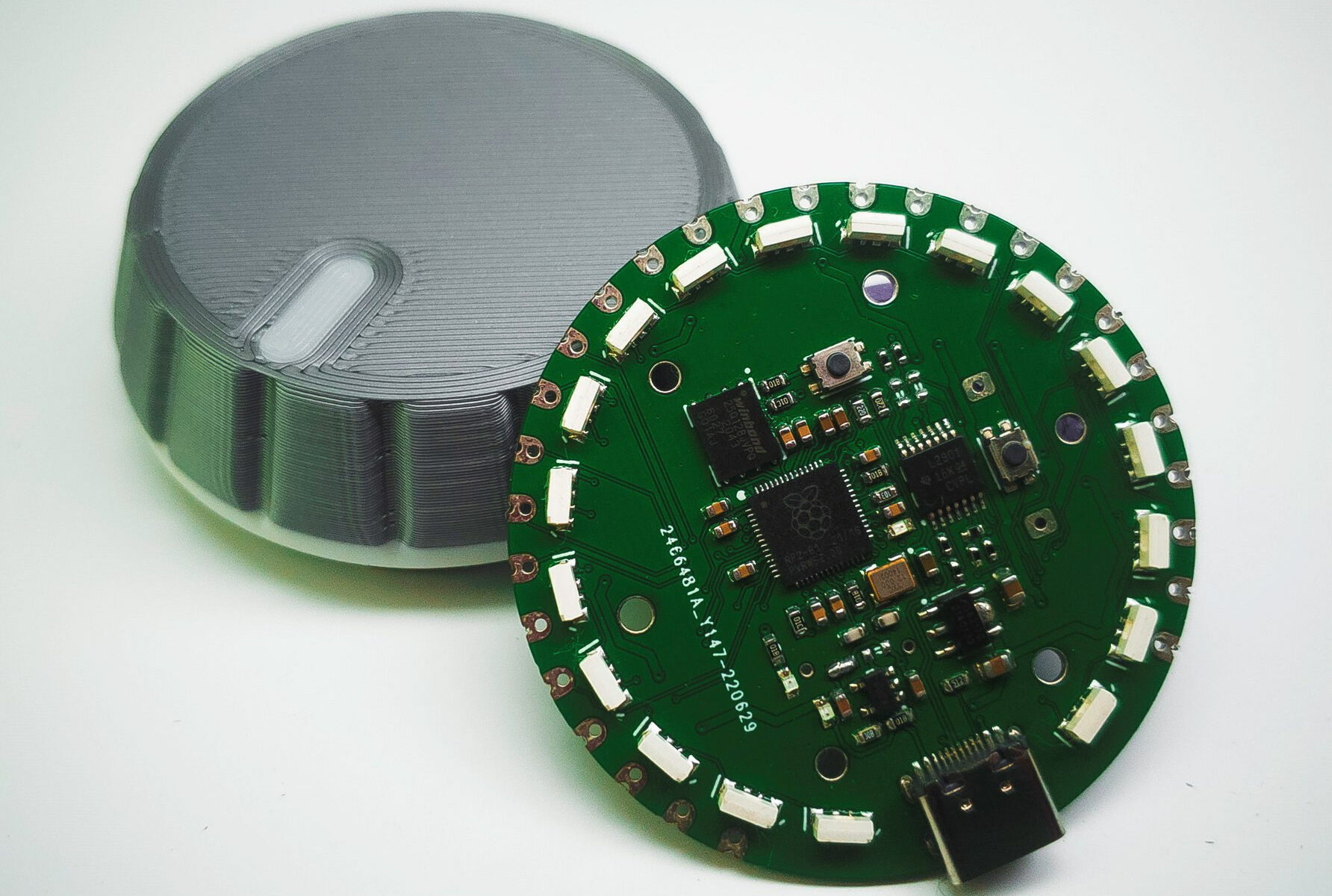 Raspberry Pi RP2040 rotary encoder board