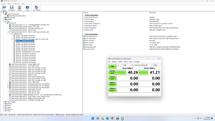 Windows 11 black USB 2.0 High Speed