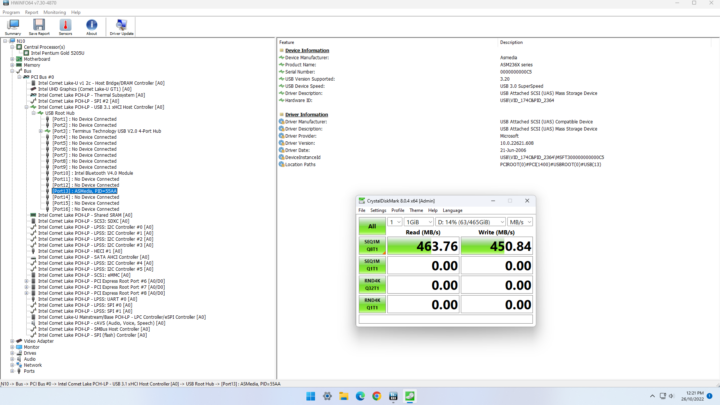 Windows 11 blue USB 3.0 SuperSpeed