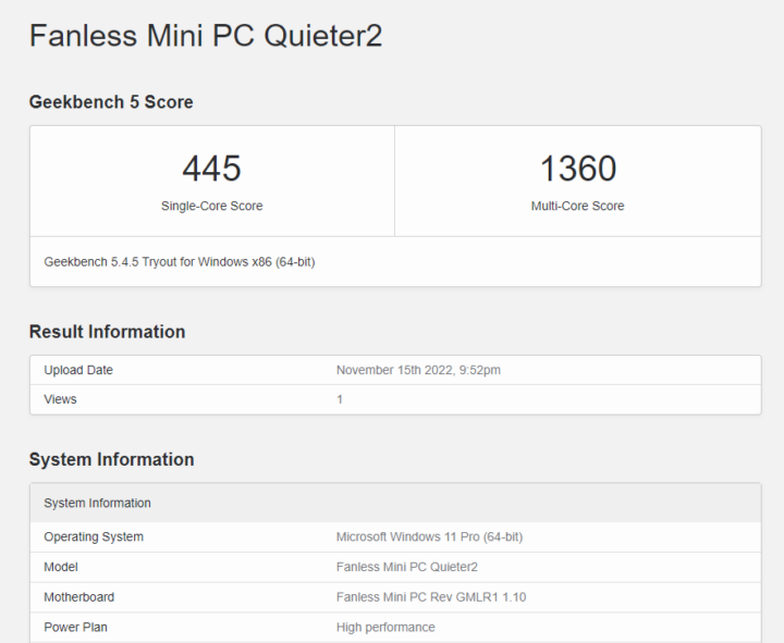 29 windows j4125 geekbench 5 cpu