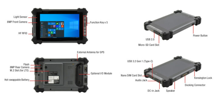 AAEON RTC-710AP rugged tablet specifications