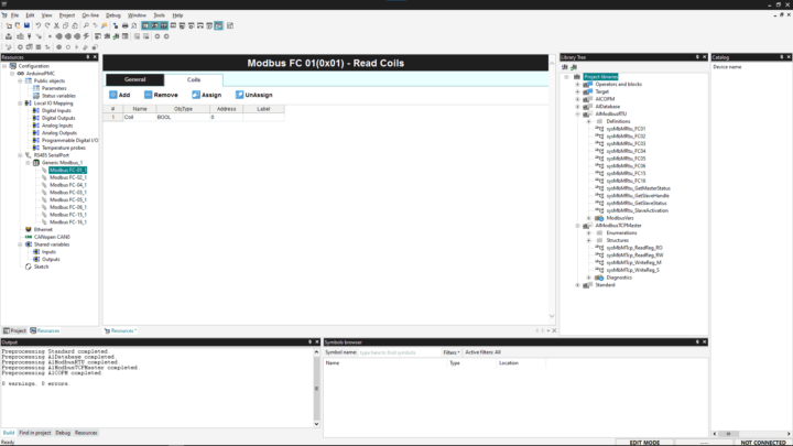 Arduino PLC IDE Modbus