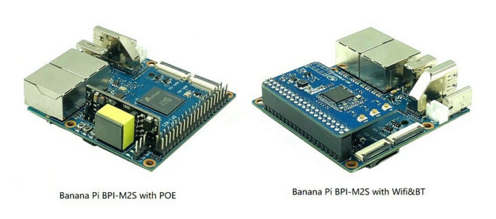 Banana Pi BPI M2S PoE WiFi Bluetooth