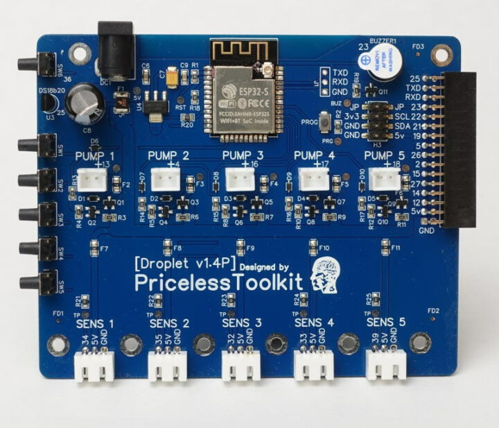 ESP32-S board irrigation system