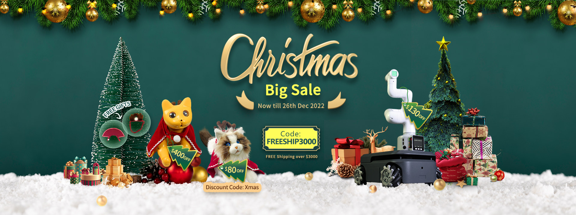 Elephant Robotics Chritmas 2022 Sales