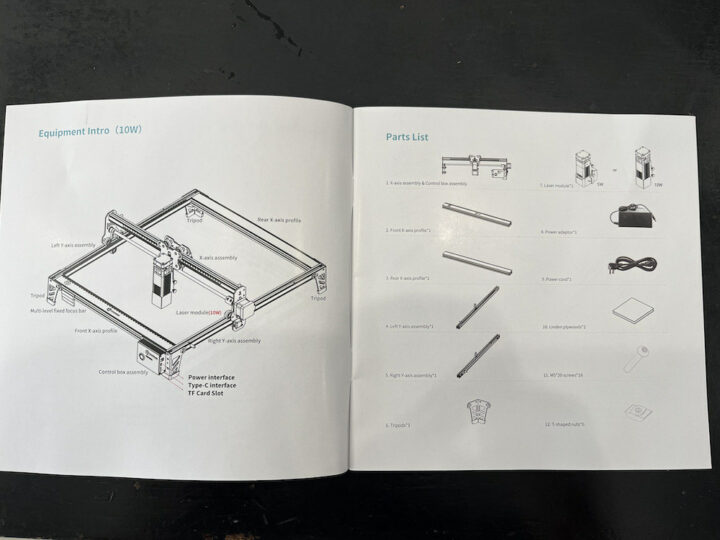 Laser Engraver Parts List