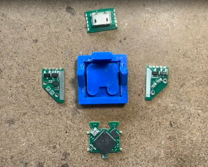 RP2040 LEGO brick PCB