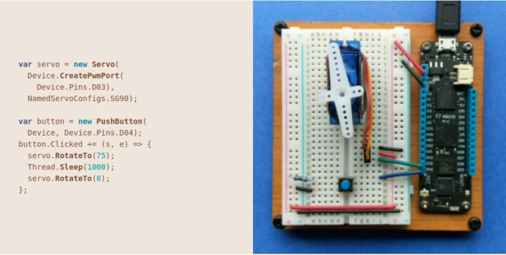 Servo control .Net & C# programming