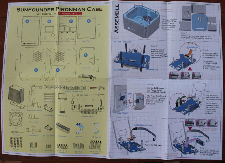 SunFounder Pironman Case user guide