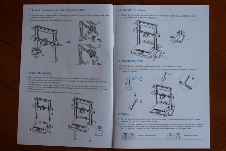 Ender-3 S1 Pro assembly instructions