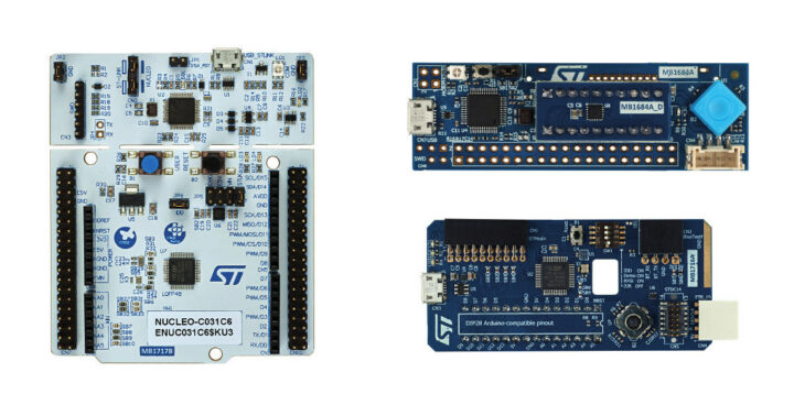 NUCLEO C031C6 development board MB1684A MB1716A