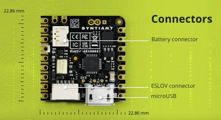 Nicla Voice Connectors