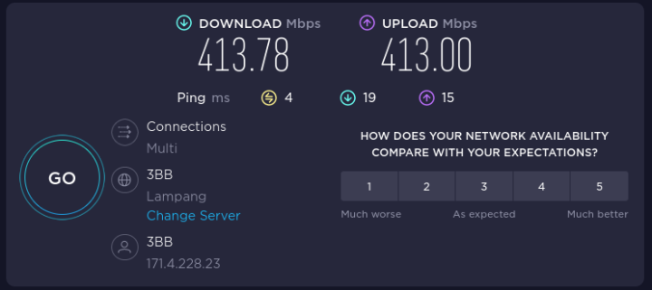 Ookla SpeedTest GL.iNet GL-MT3000 Beryl AX