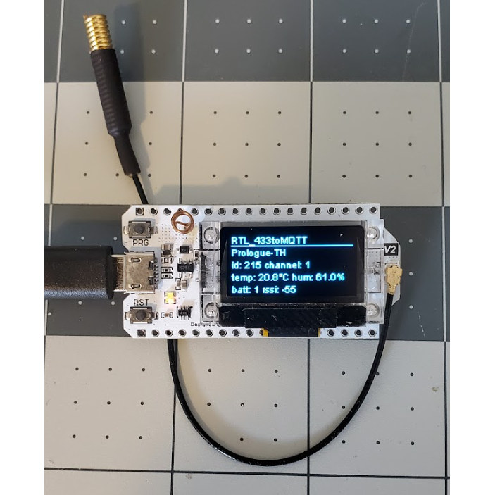 RTL 433 to MQTT ESP32