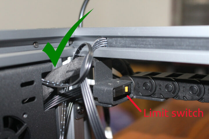 TS2 Y-axis limit switch