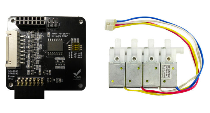 Eduponics Mini v2 four valve extension board