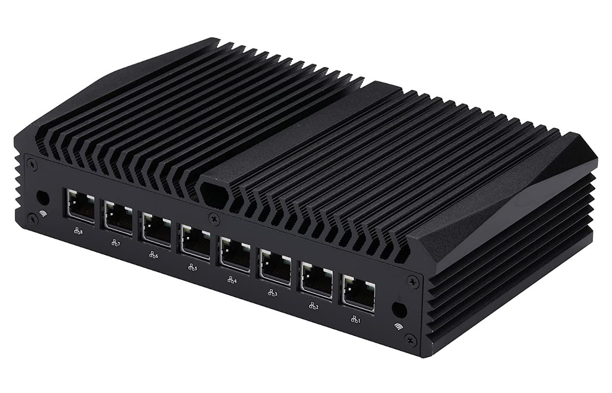 Low cost 8 2.5GbE industrial PC box