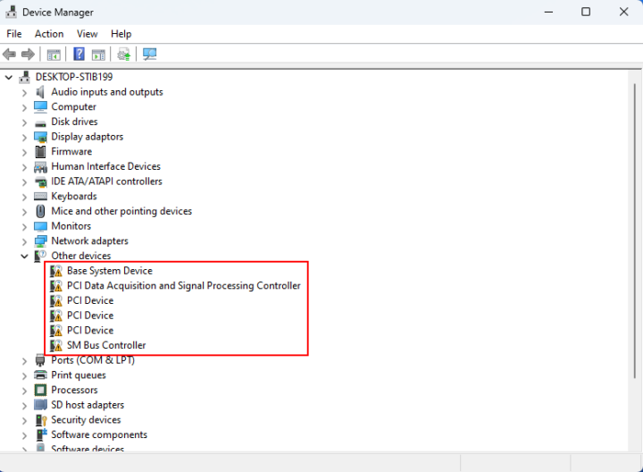 ODROID-H3 missing drivers windows 11