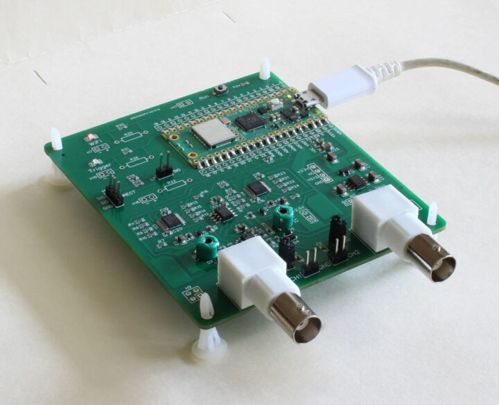 Raspberry Pi Pico W wifi oscilloscope