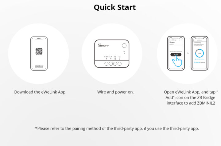 eWeLink app quick start