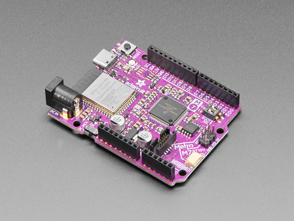 Adafruit Metro M7 AirLift WiFi module