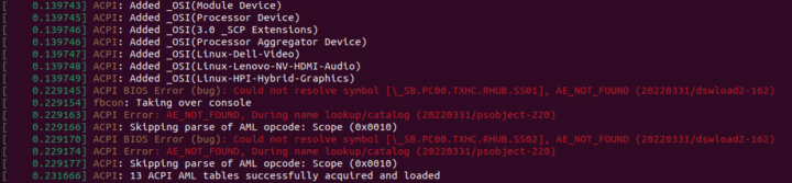 Alder Lake-N ACPI BIOS Error