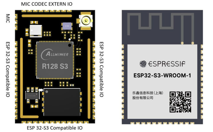 Allwinner R128 module vs ESP32-S3 module