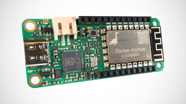 Batteryless Riotee IoT board