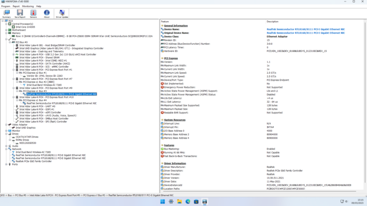 Core i3-N305 Gigabit Ethernet Windows 11