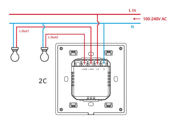 SONOFF TX Ultimate Wiring