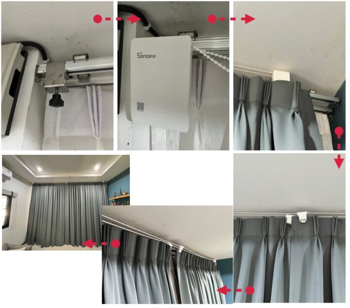 SONOFF Zigbee Smart Curtain Motor hardware installation