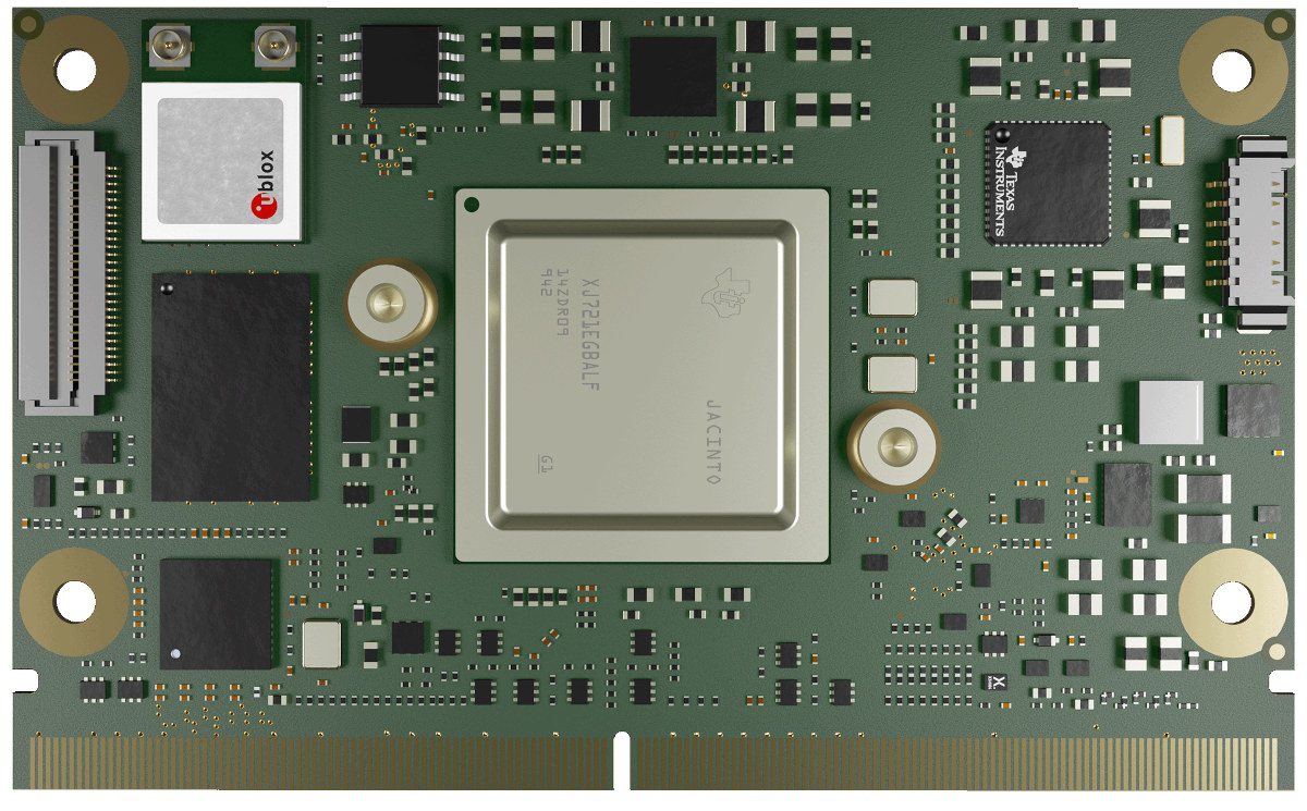 conga-STDA4 SMARC Module TI Jacinto 7 TDA4VM DRA829J