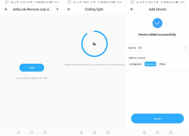 eWelink-Remote add sub device