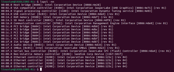 iKOOLCORE R1 Linux System Info