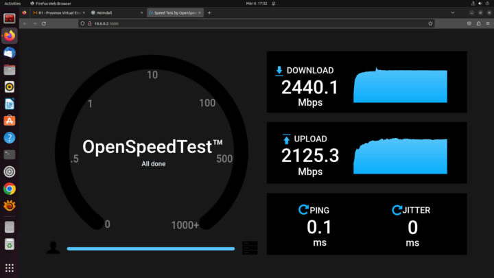 iKOOLCORE R1 OpenSpeed Test