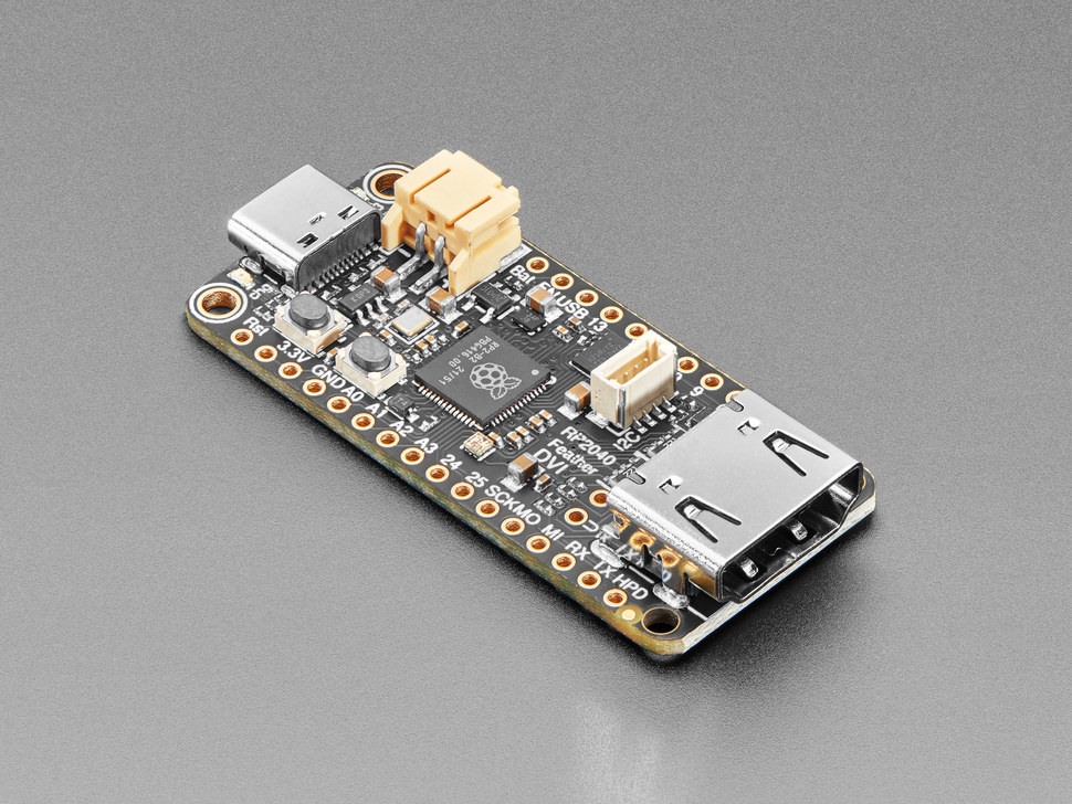 Adafruit Feather RP2040 DVI port