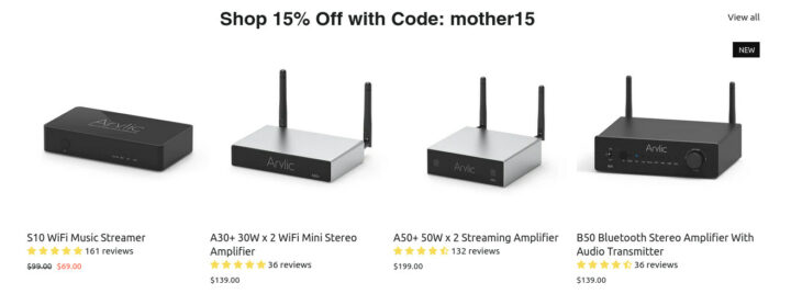 Arylic smart audio mother day sale