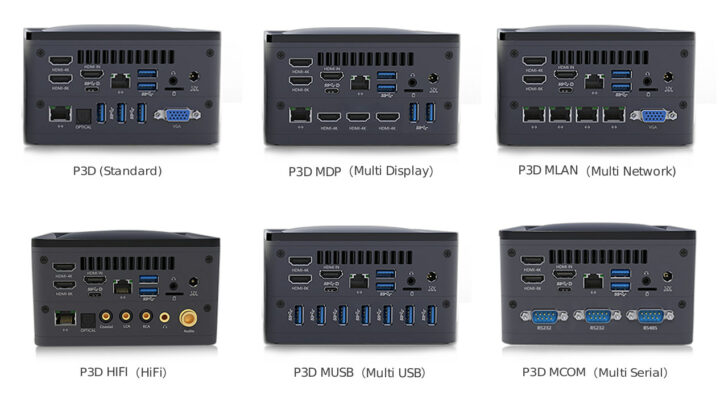 Rockchip RK3588 Modular mini PC configurations