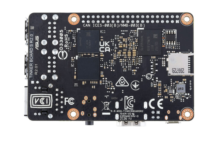 Tinker Board S R2.0 bottom side