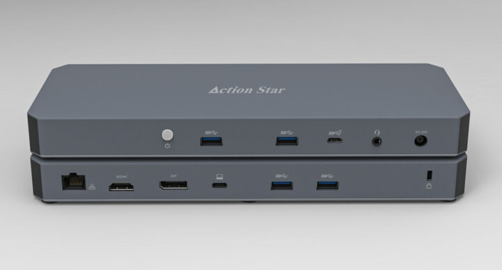 Action Star USB WiFi 6 4Kp60 docking station
