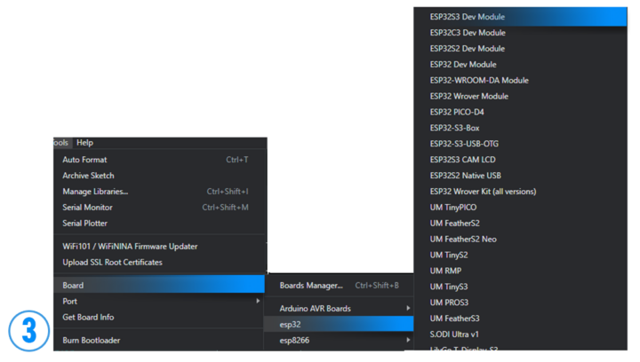 Arduino ESP32S3 Dev