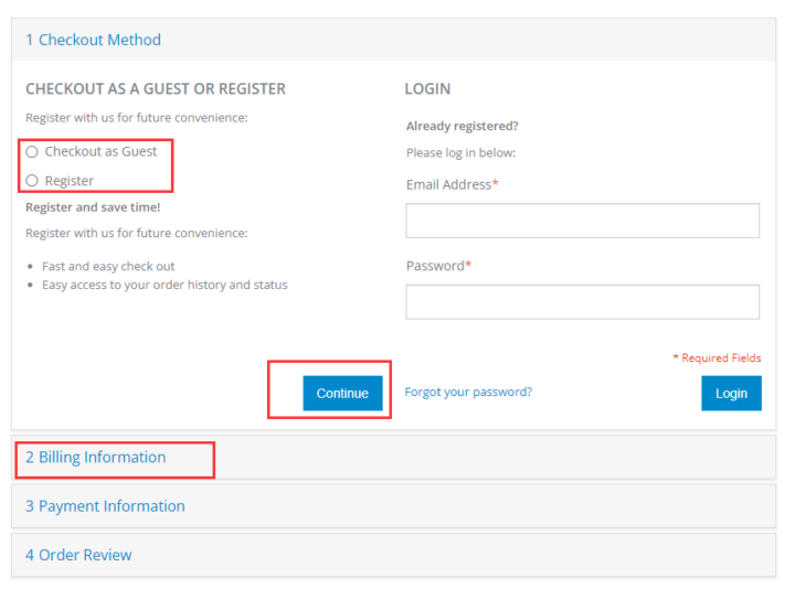 Godeal24 checkout process