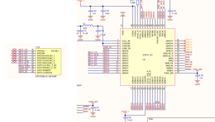 FPGA <-> MCU wiring